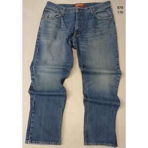Arizona (38x32) Men's Straight Relaxed Blue Denim Jeans